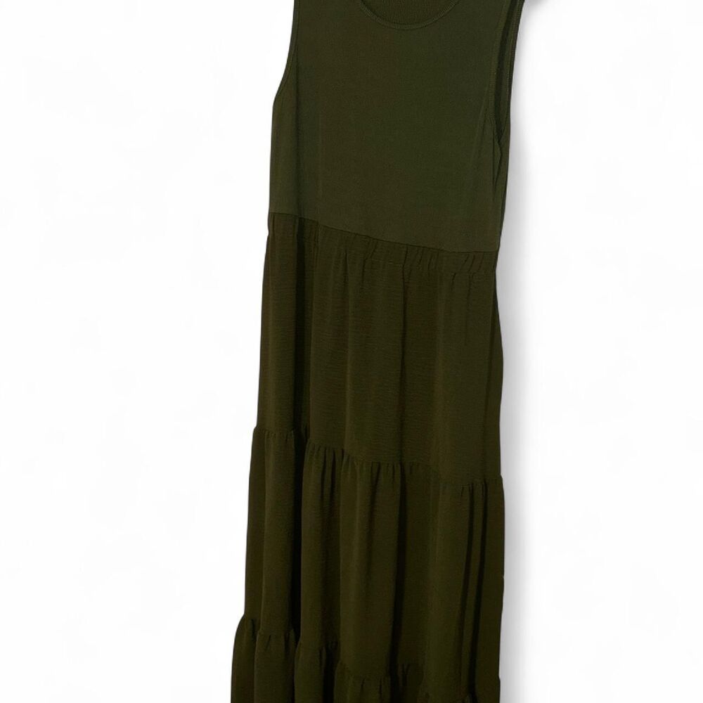 Unbranded Women's Green and Khaki Dress